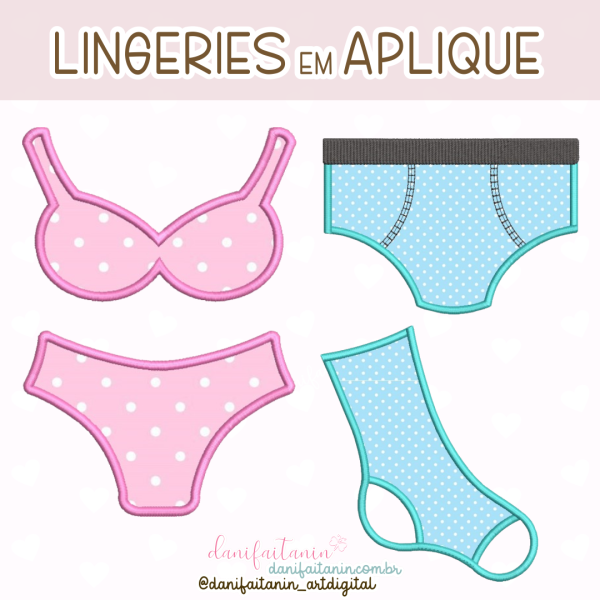 MATRIZ DE BORDADO APLIQUE LINGERIE